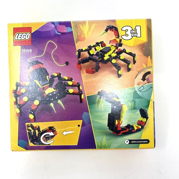 LEGO Creator 3 in 1 Surprising Spider Building Toy Scorpion Snake 31159 - Picture 5 of 7